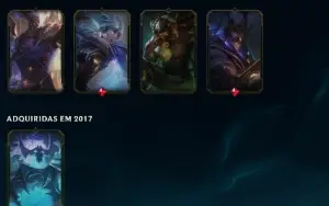 [SMURF&SKIN] Conta League of Legends 12 skins - Level 32