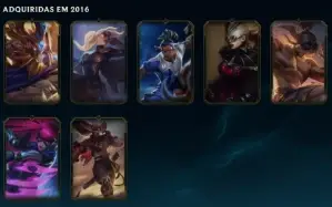 [SMURF&SKIN] Conta League of Legends 12 skins - Level 32