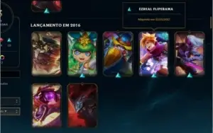 Conta League Of Legends +90 Skins barata