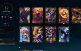 Conta League Of Legends +90 Skins barata