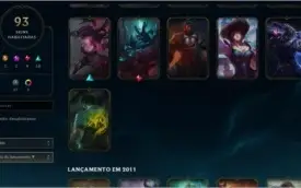 Conta League Of Legends +90 Skins barata