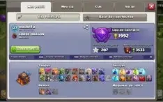 Clash of Clans CV 10 + Conta Clash Royale Nv 9