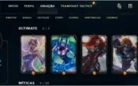 Conta DIAMANTE 3, 600 Skins, vários Emotes e Icones;