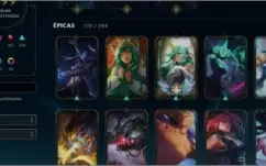 Conta DIAMANTE 3, 600 Skins, vários Emotes e Icones;