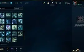 Conta com 175 Skins + 19 Skins em espólio Todos Champs.