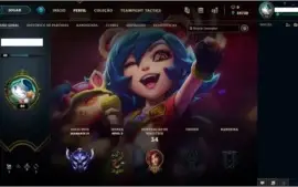Conta lol Diamante IV em 2020, 34 mil de Essência azul;
