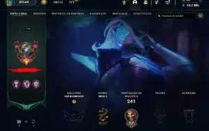 Conta LoL 100 Champions 62 Skins Ex Emerald LvL 149