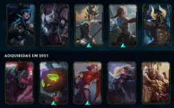 Conta lol esmeralda 3 + muitas skins