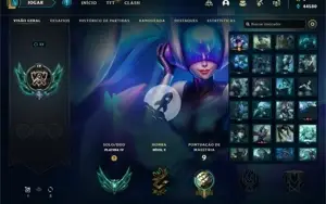 Conta PLATINA 4 - Smurf LOL (league of legends) ELOMOON