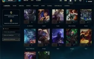 Conta PLATINA 4 - Smurf LOL (league of legends) ELOMOON