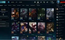 Conta PLATINA 4 137 champs 59 skins
