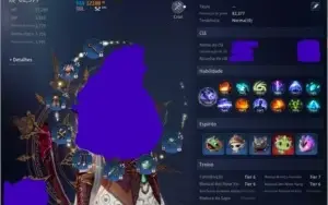 Char Lv. 71, 82k+ CP. Um pet épico