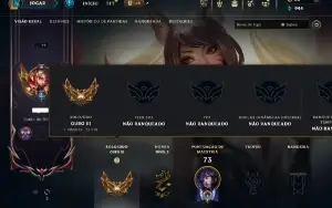 Ouro 3 com 40 Champs e 15 Skins