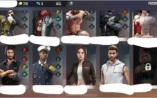 Conta FF barata tem 9 skins é mts roupas etc...