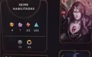 CONTA DE LEAGUE OF LEGENDS COM 284 SKINS E TODOS OS CAMPEÕES
