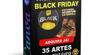 Pack Canva Black Friday - 35 Artes Editáveis