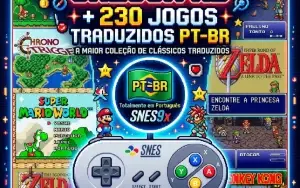 Snex9x Hd + 230 Jogos Traduzidos Pt-Br