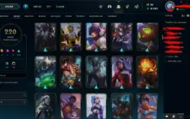 Conta Lol Challenger Full Champs 220 Skins