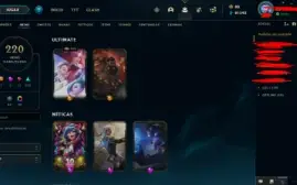 Conta Lol Challenger Full Champs 220 Skins