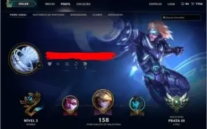 Conta League of Legends 109 champs, 22 skins, prata 3