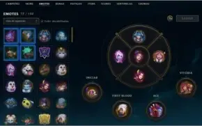 Conta lol com 155 champs, 144 skins ( 4 Vitóriosas )