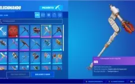 Conta Fortnite passe temp 2 cap 1 e outros - Skins raras