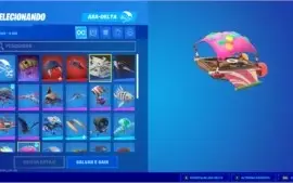 Conta Fortnite passe temp 2 cap 1 e outros - Skins raras