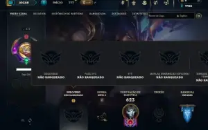 Unranked com 150 Champs e 89 Skins +25 Maestrias 7
