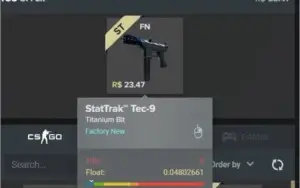 Tec-9 (StatTrak™) | Fragmento de Titânio