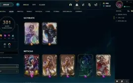 CONTA DE LOL LVL 391 C/ 301 SKINS