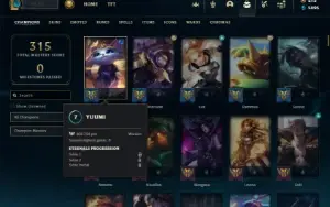 Prata 4 com TODOS os champs e 69 Skins + 500 RP