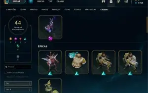 Conta League of Legends (2017 ~ 2022)