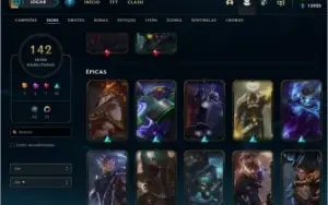 lol e wild rift, 145 skins, rammus rei, icones raros e mais.