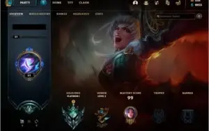 Conta de league of legends