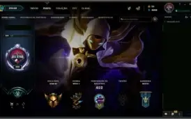 Conta no LOL, com todos os campeões. Veja abaixo nas imagens