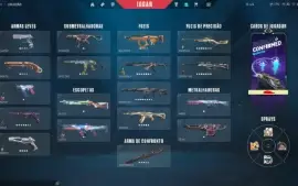 conta full acesso valorant muitas skins