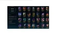 CONTA LOL - PLATINA III/89 CAMPEÕES/35 SKINS