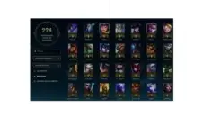 CONTA LOL - PLATINA III/89 CAMPEÕES/35 SKINS
