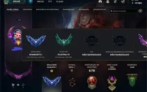 Conta LOL TODOS os champs 281 skins