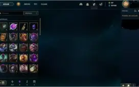 Conta Leangue of Legends Com muita skin
