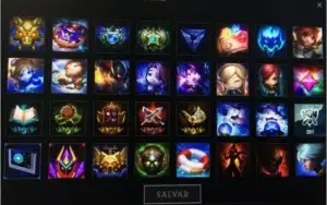 Conta LOL/atual Gold1/2 seasons diamond/ Várias skins
