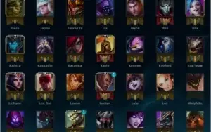 conta D4 muitos campeões algumas skins e MMR muito alto!
