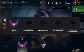 CONTA LOL MESTRE! 61%WINRATE 28PDL POR JGO E-MAIL NÃO VERIF.
