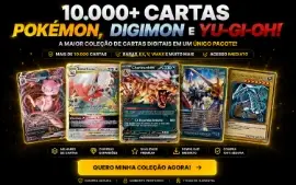 + de 10.000 Cartas Pokémon, Digimon e Yu-Gi-Oh!
