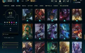 Platina 4 com 150 Champs e 93 Skins ( JG / ADC / MID )