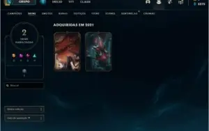 Conta lol Platina 1