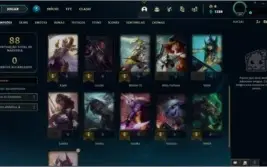 Conta lol prata 2 sem skins