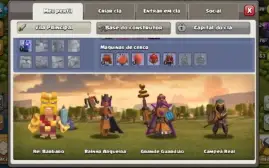 Cv 15 Clash of Clans level 200+ Heróis 90+