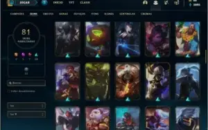 Conta ouro 4 com 81 skins e 115 champs ( MAIN JG )