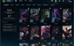 Conta ouro 4 com 81 skins e 115 champs ( MAIN JG )